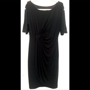 Connected Apparel Faux Wrap Dress 10 👗